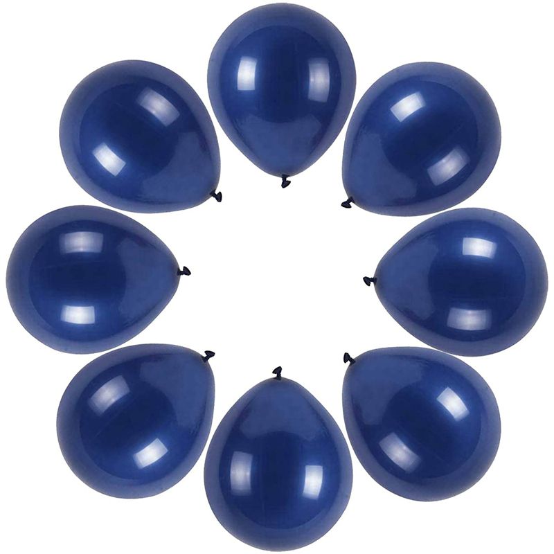 Navy Blue Balloons for Wedding Birthday Party,Dark Blue Balloons Round Balloons,Navy Balloon for Cowboy Party Decoration