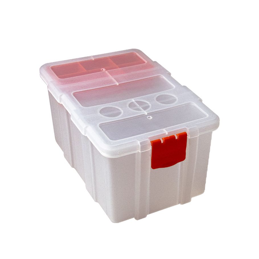 Detachable Storage Container Big Space Practical Durable Translucent Plastic Storage Bin for Toy