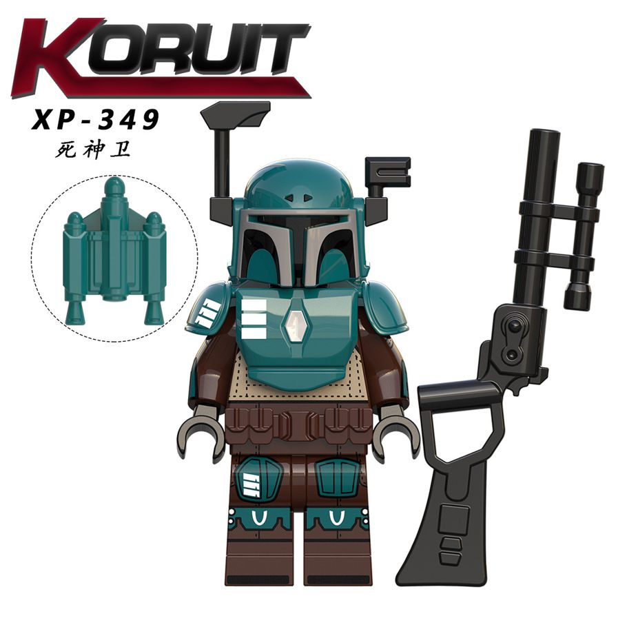 Single Sale  Star Wars Movie Series Character Helmet Armor Flight Equipment Building Block Accessories Toy Child Gifts KT1045