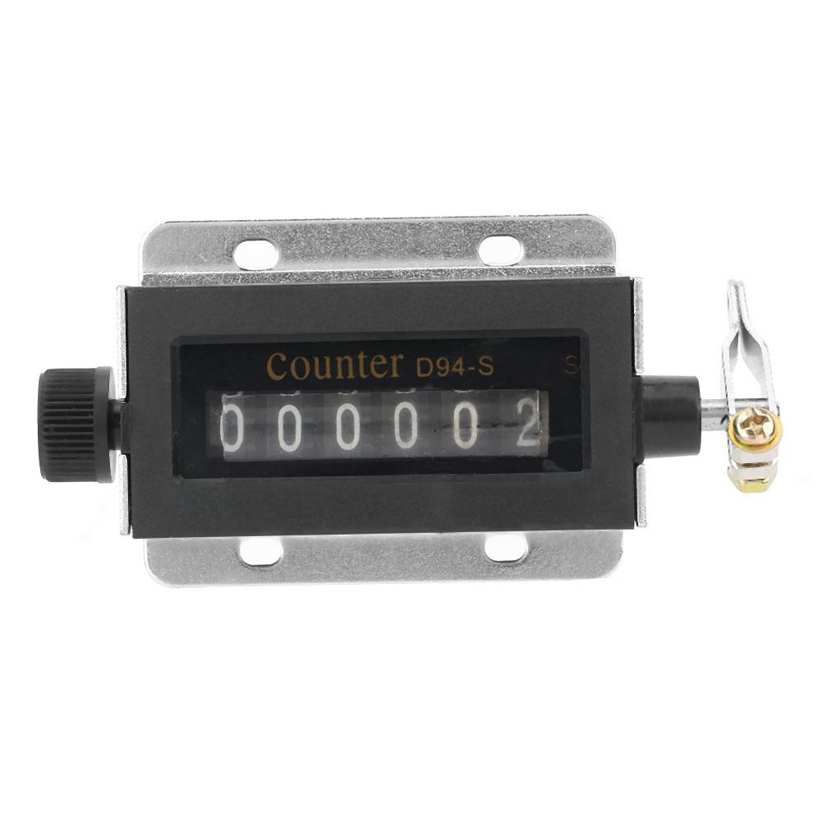 D94-S 6 Digit Resettable Mechanical High Quality Pulling Type Counter 0-999999 A