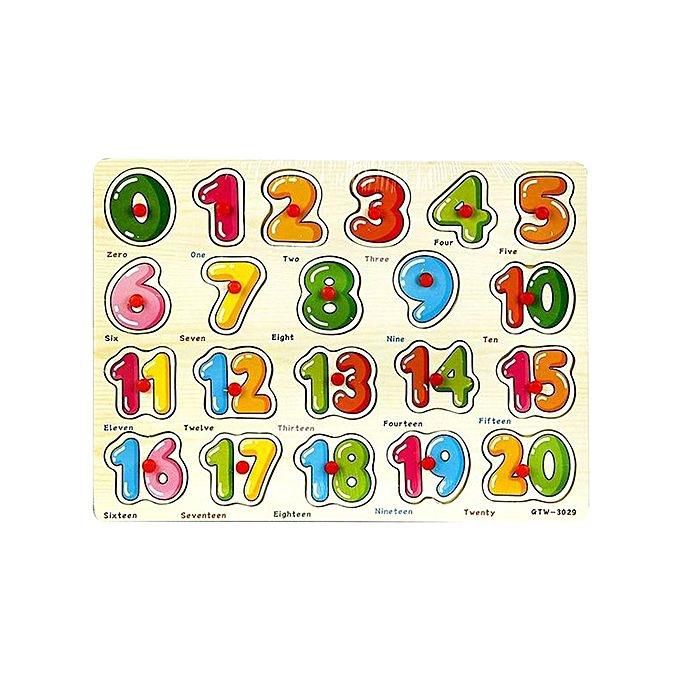 Numbers Board for Kids - Multi-Color