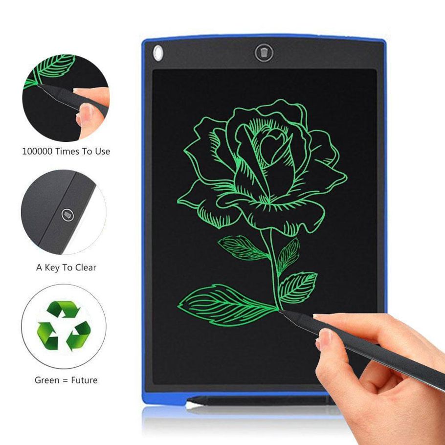 LCD Writing Tablet 8.5 Inch,Kids e-Writer Drawing Board  For Children, Black