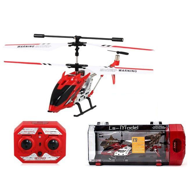 RC Helicopter 3.5  Gyro Channel Remote Control Helicogyro - Red