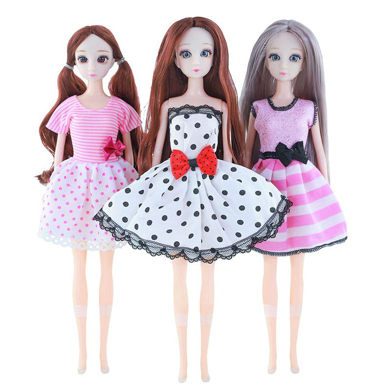 30cm Doll Dress Handmade Clothes For Barbie Doll Cloth Baby Toys Girl's gift