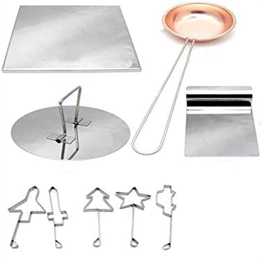 Plate Making Tool Set For Squid Game Candy Cookies Stainless Steel Copper