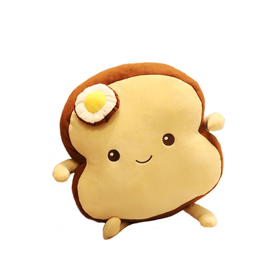Multifunctional Plush Pillow High Simulated Lovely Toast Bread Cute Cushion for Girl