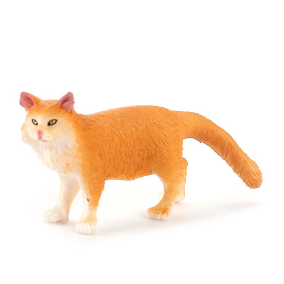 Animal Model Realistic Form Collectible Solid Simulation Cat Model Figure for Kids