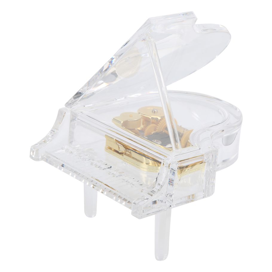 Transparent Acrylic Piano Music Box Exquisite With