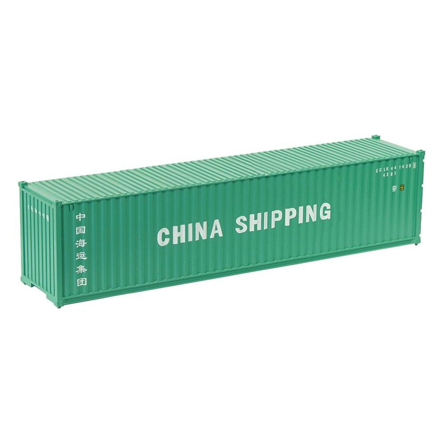 1pc HO Scale Model Train 40 Foot Container 40ft Shipping Container Freight Car Wagon 1:87 C8746 Model Truck
