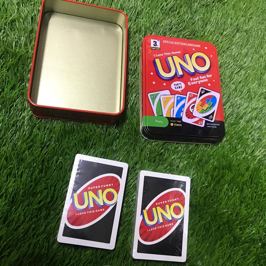 UNO Cards on Tin Box Big