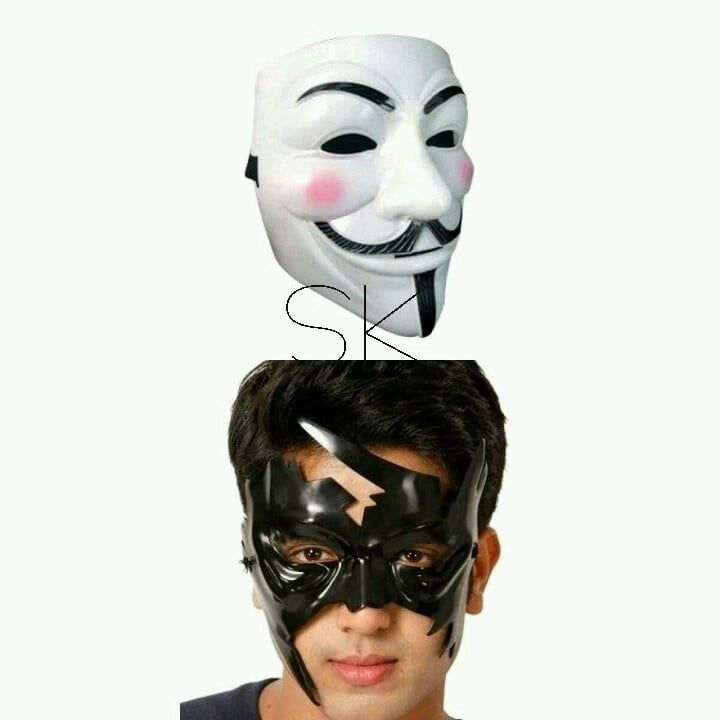 Attractive amazing durable white hacker mask