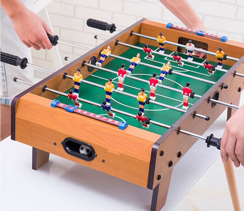 Chendaorong Table Football Soccer Tabletop Foosball Table For Adults And Kids Portable Mini Size Foosball Soccer Tabletops Kids Family Play Sports Fun