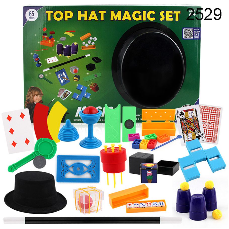 16Pcs Classic Magic Tricks Kit Children Beners Stage Props Educational Toy