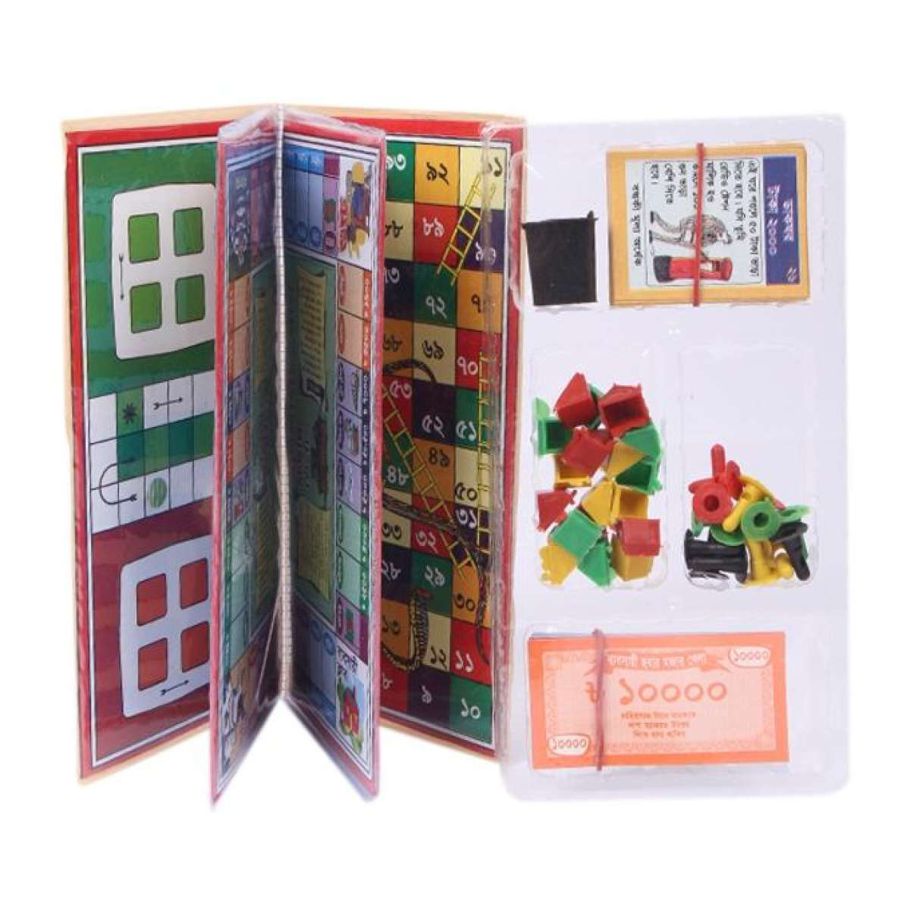 Game Set - Ludo, Snake and Monopoly