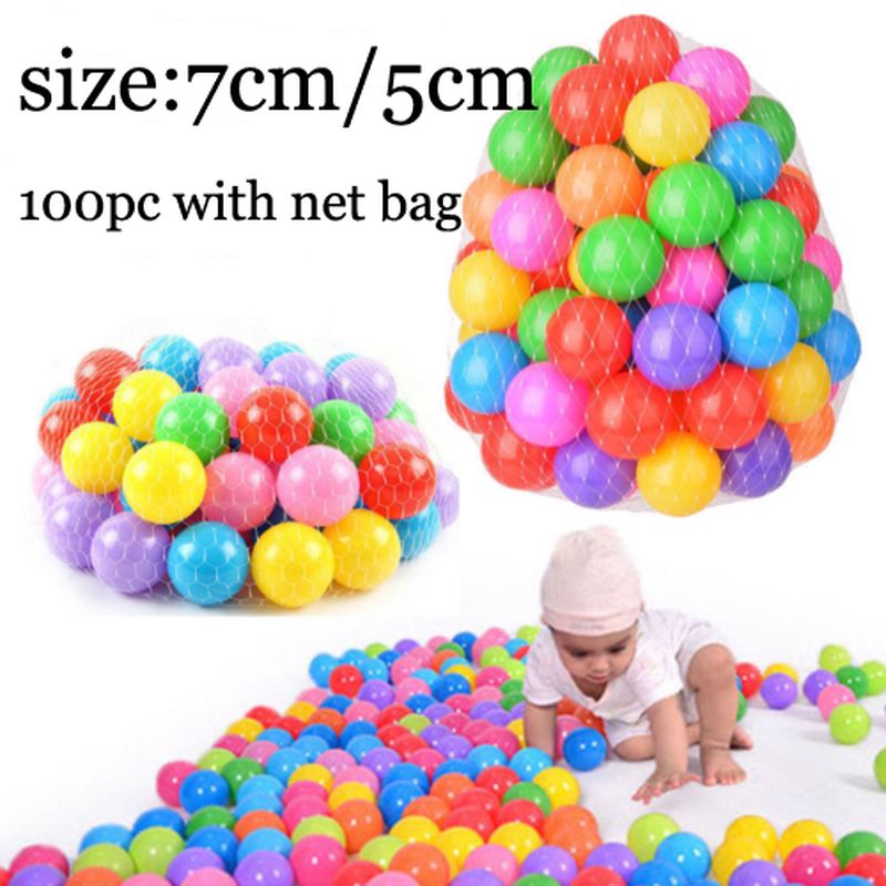 Colorful 5cm / 7cm Multi-Color Kids Baby Child Soft Play Ocean Balls Toy for Ball Pit Swim Pool 20 Pieces