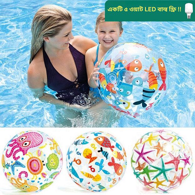 Colorful Inflatable Float Balls for Summer Birthday Pool Party Indoor Outdoor Water Play toys