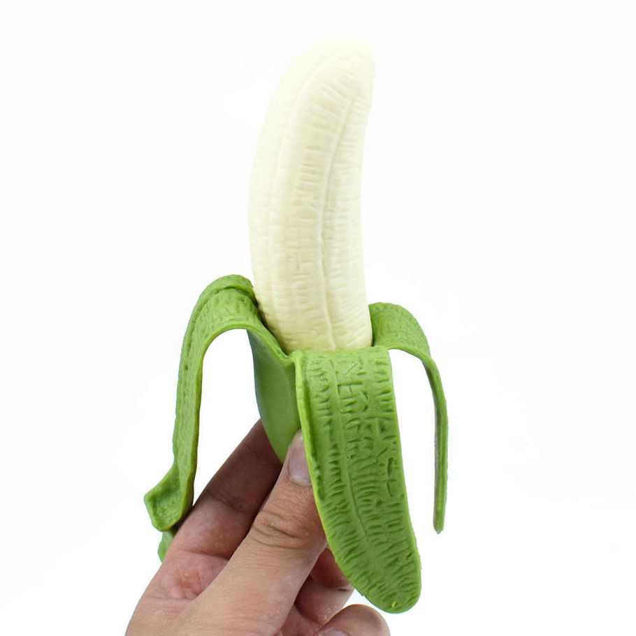 Banana rubber toys for kids