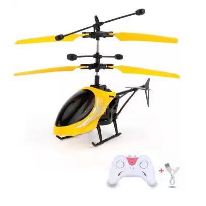 Rechargeable RC helicopter sensor and remote control toy for kids