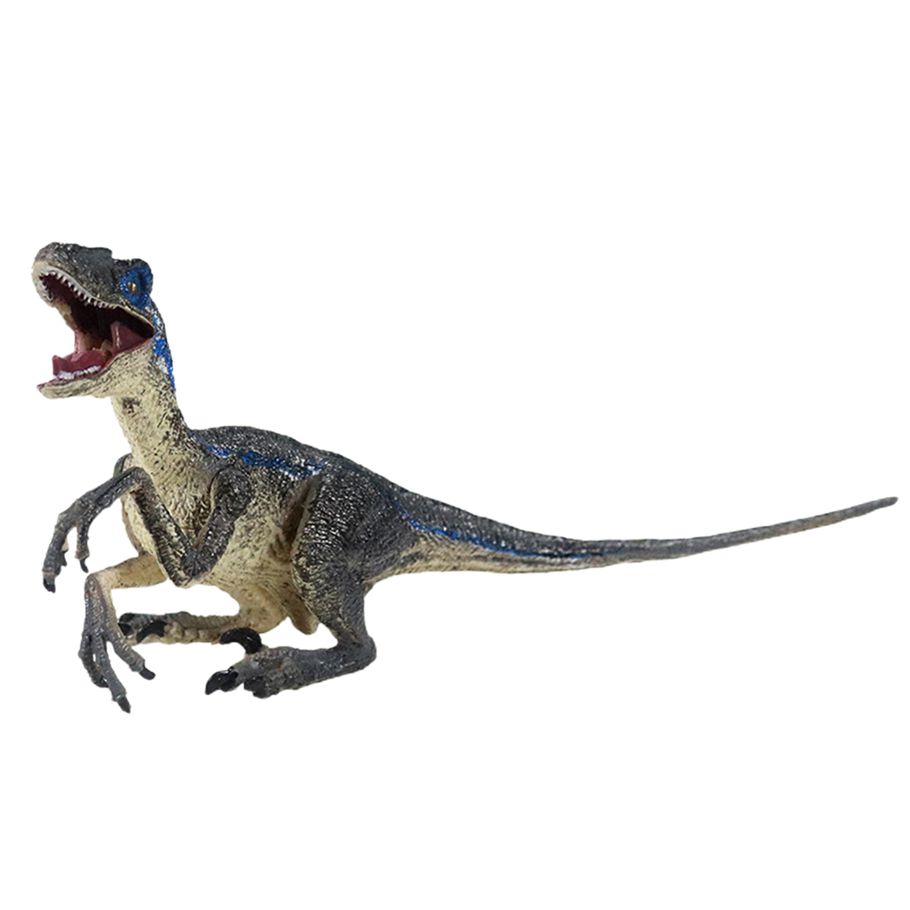 Livecity Raptor Dinosaur Model Cognitive Ability Burrs-free Smell-less Solid Realistic Dinosaur Figures Animal Model for Children