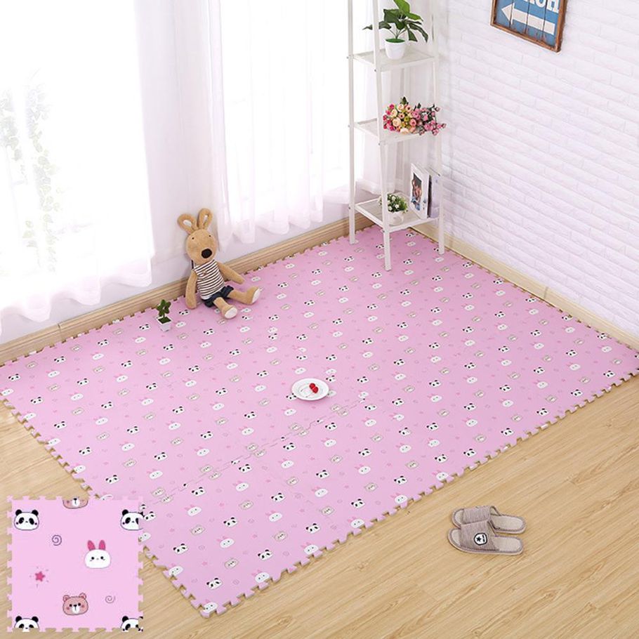[ ]8 Pcs Baby Foam Puzzle Play Floor Mat Pad Game Gym Carpet Crawling Rug