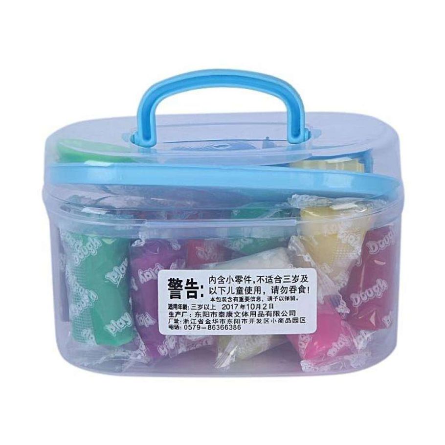 Plastic Crystal Clay Soft Plasticine Slime Toy - Multi Color