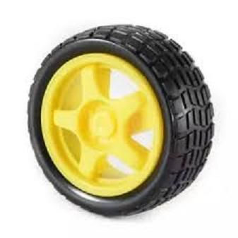 70mm Rubber Tire Wheel For Robot Toys Cars