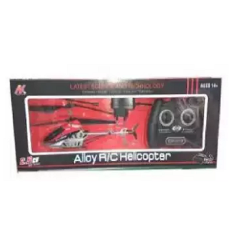 Plastic Alloy Rc Helicopter - Red