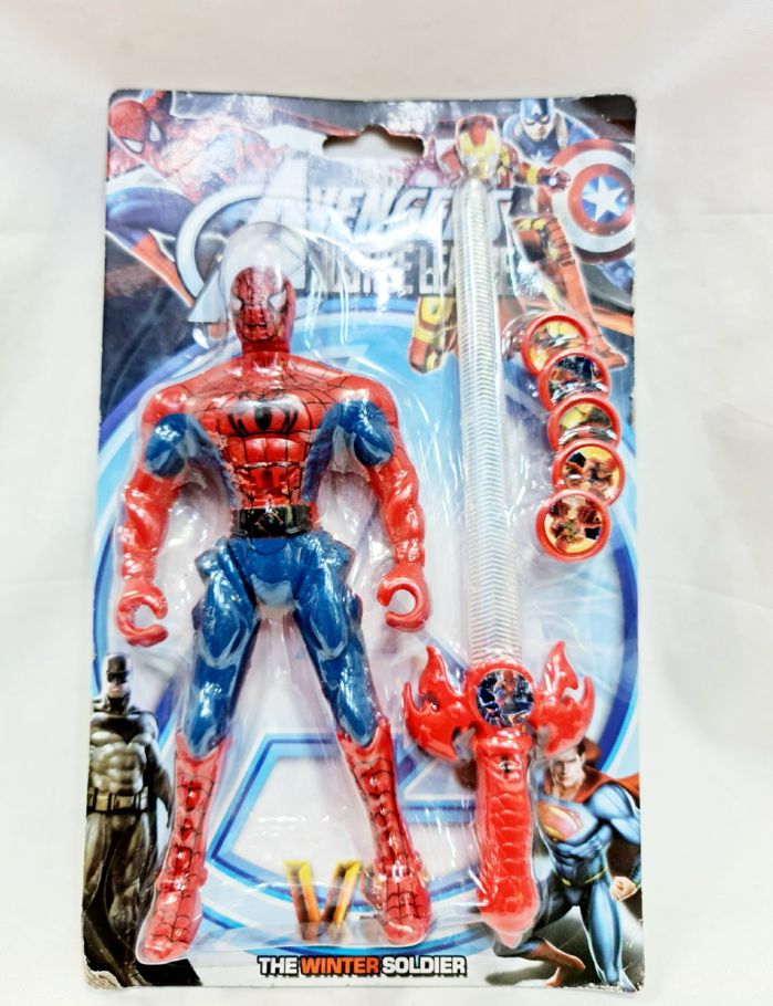 Iron man Spider-Man Captain America batman PVC  Model Toys -kids