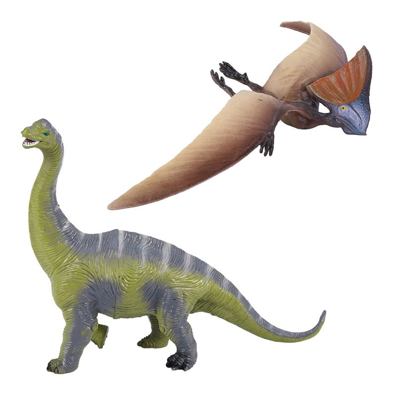 Big Size Jurassic Wild Life Brachiosaurus Dinosaur Toy Green & Plastic Dinosaur Pterosaur Figure Toy Model Toys