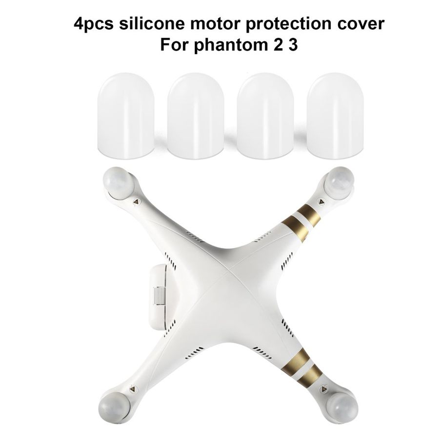4Pcs Silicone Motor Protective Cover Cap Transportation Shield For Phantom 2