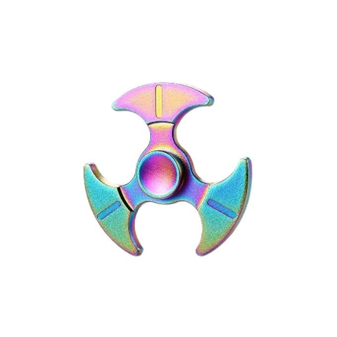 Metal Fidget Spinner - Sky Blue And Purple