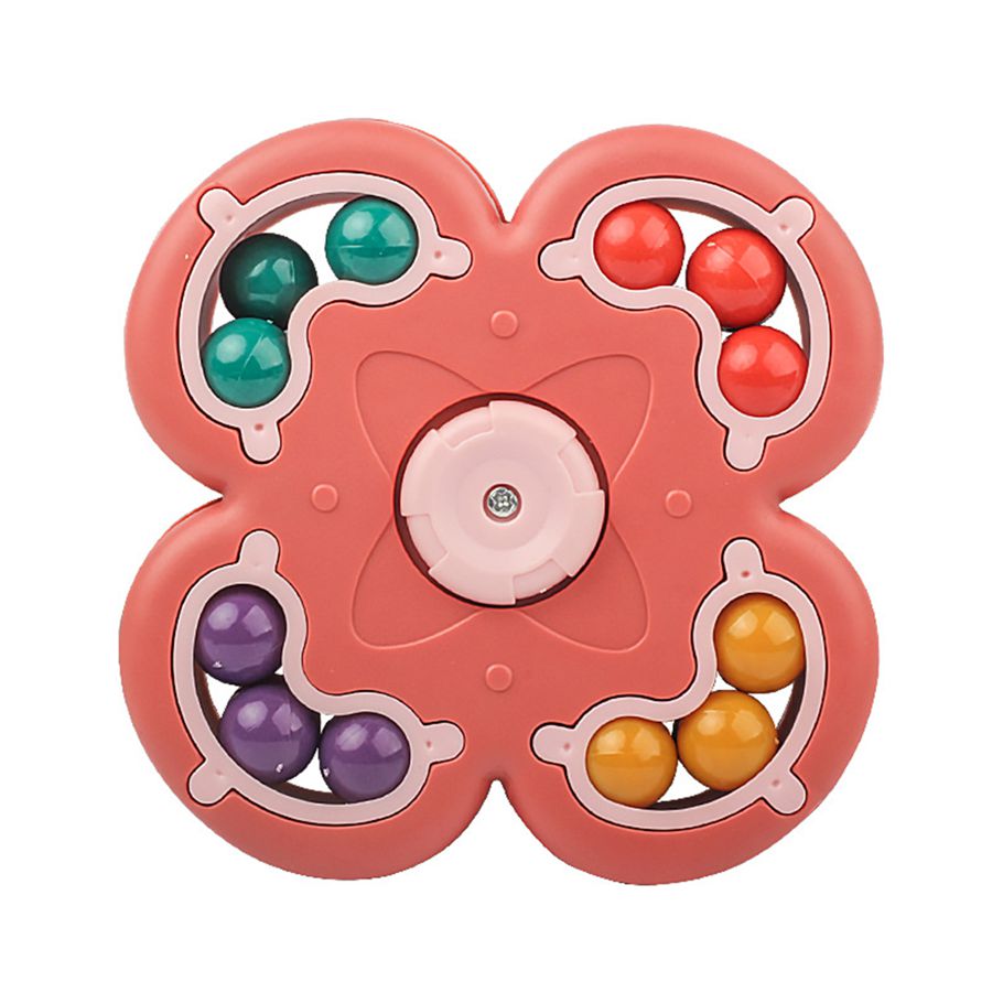 Fidget Toy Double Side Design Touch Sensitivity Training Wear-resistant Baby Rotating Bean Toy for Early Development
