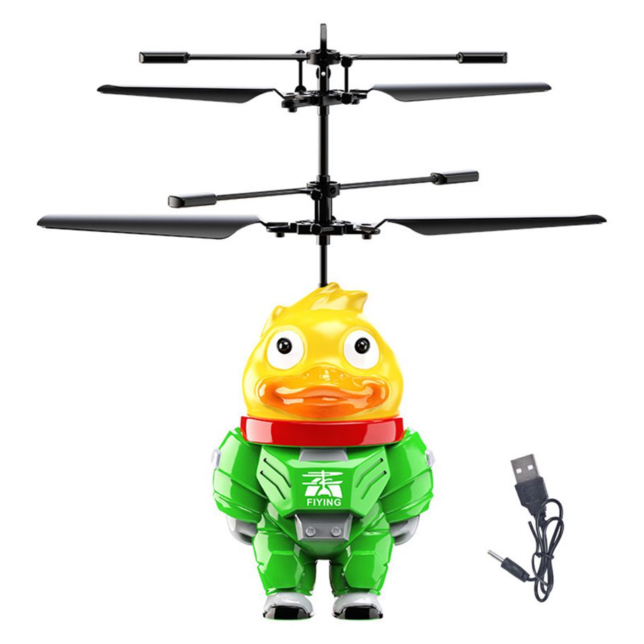 Induction Helicopter Toy Creative Duckling Induction Aircraft Toy
