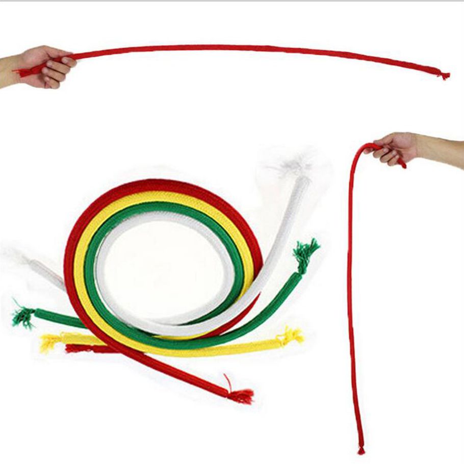 Magic Rope Soft Hard Bend Rope Lightweight Stiff Rope Magician Props Toys Random