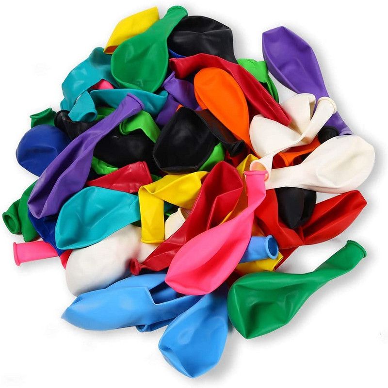 BBS DEAL Solid Solid BALLOON MULTICOLOR Balloon (Multicolor, Pack of 175) Balloon  (Multicolor, Pack of 175)