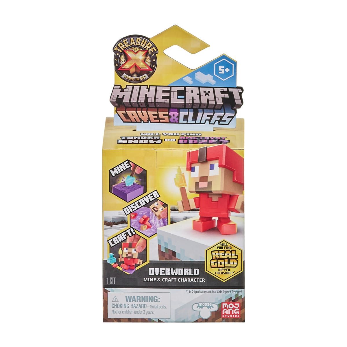 Treasure X Minecraft Caves & Cliffs Overworld Mine & Craft Character - Assorted