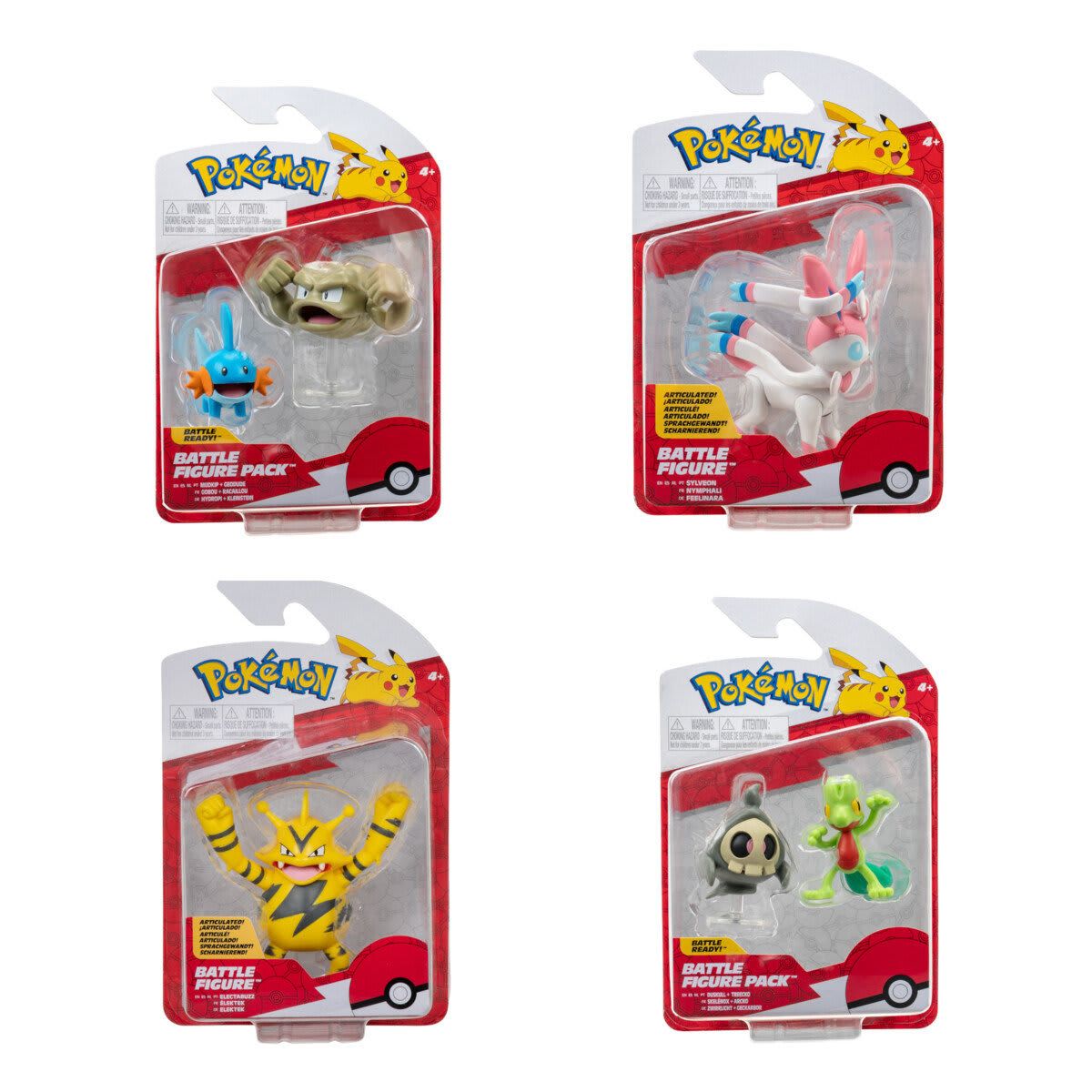 Pokemon 2in. & 3in. Battle Figure Pack - Assorted