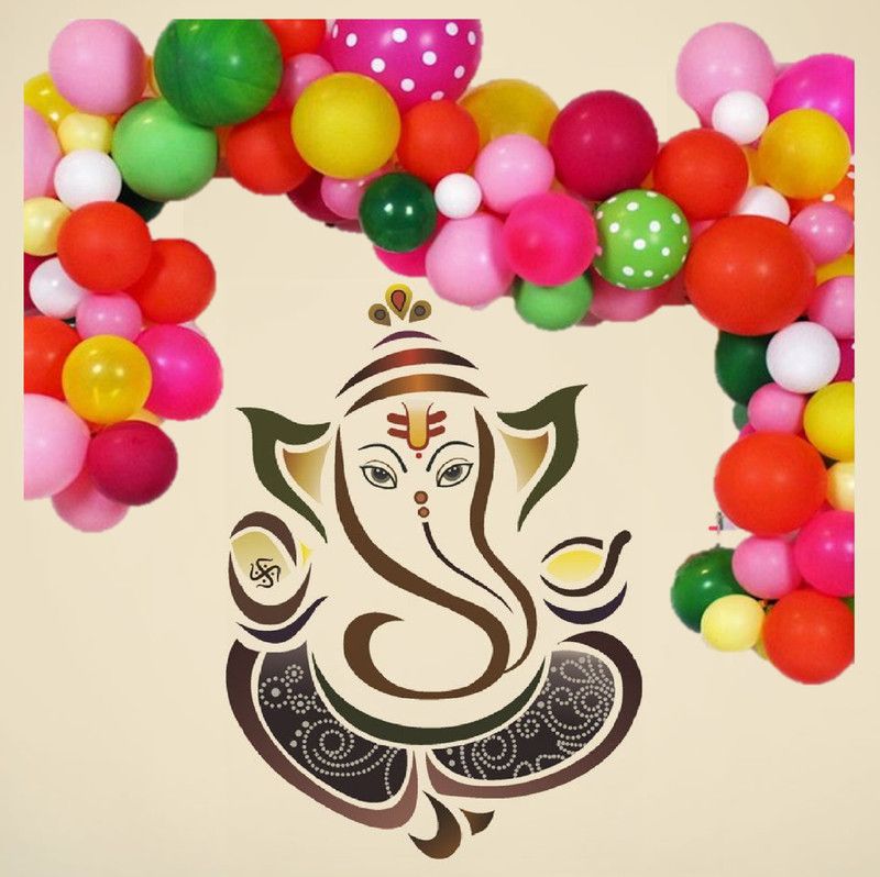 FAB NATION Solid DV-ES3I-1QNI Balloon  (Multicolor, Pack of 100)