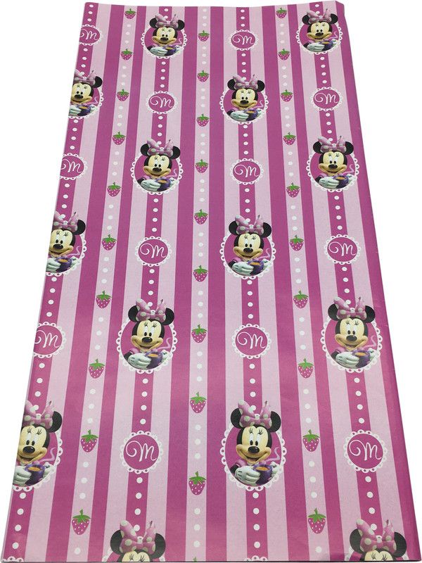 FUNCART Pink minnie mouse wrapping paper (10pcs/pack) minnie mouse paper Gift Wrapper  (Mutlicolor)