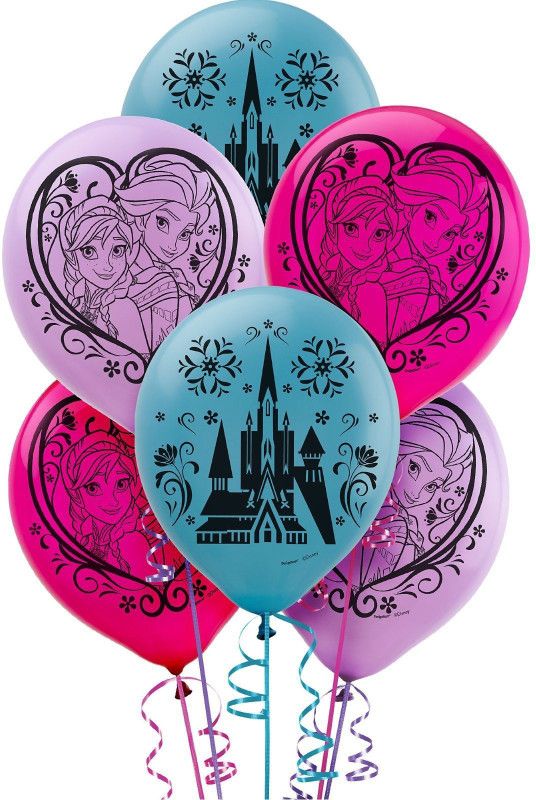 PartyballoonsHK Printed DISNEY FROZEN Theme PARTY Balloon  (Multicolor, Pack of 30)