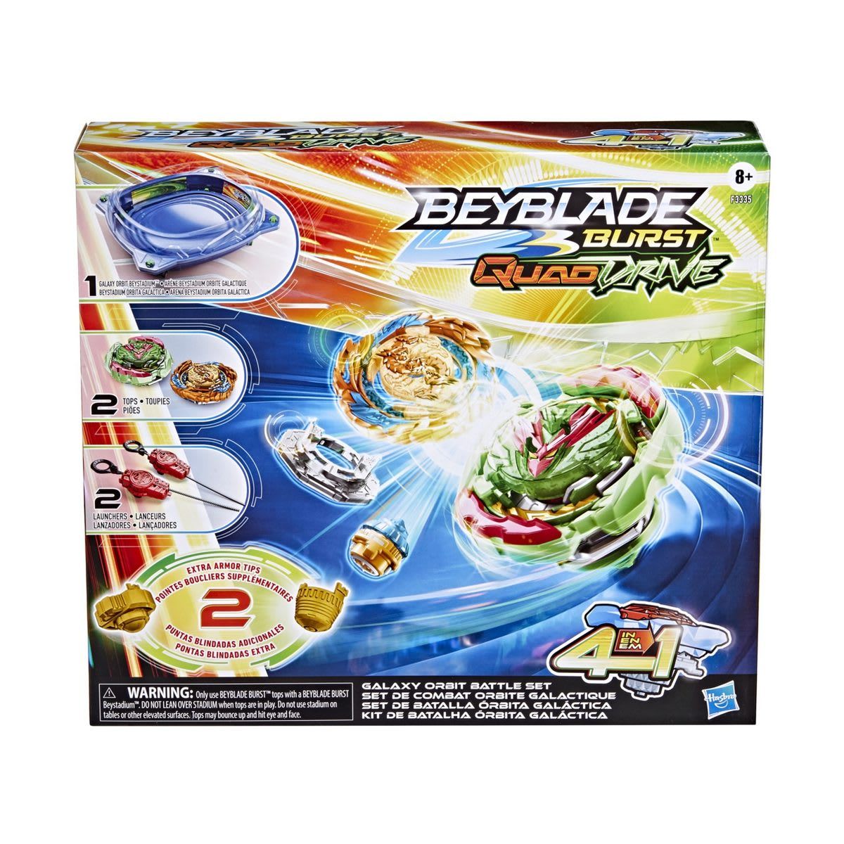 Beyblade Burst Quad Drive Galaxy Orbit Battle Set