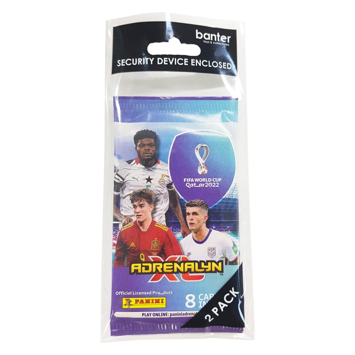 2 Pack Panini 2022 FIFA World Cup Qatar Trading Card Game