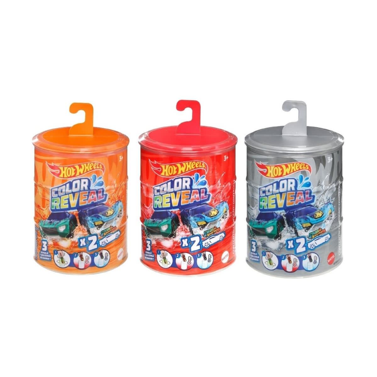Hot Wheels 2 Pack Colour Reveal Cars - Assorted