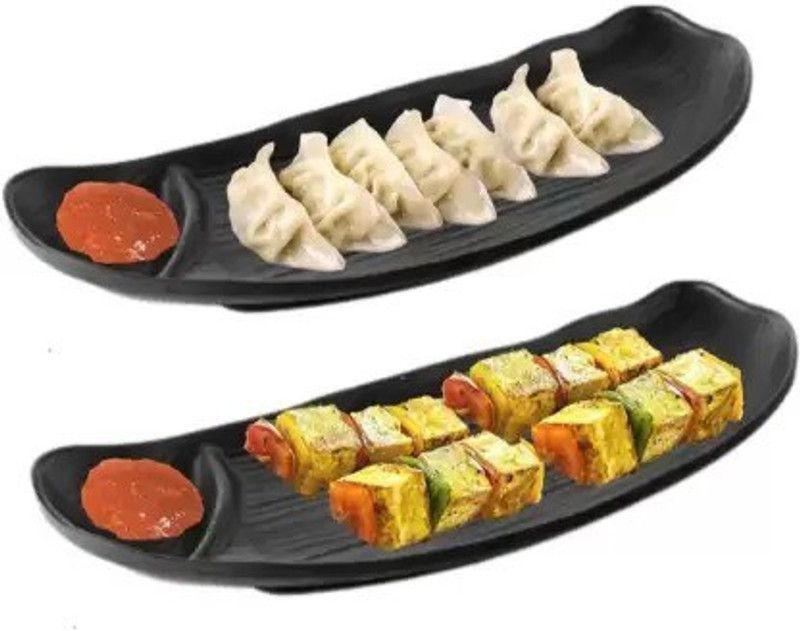 DULARIYA Trays and Platters for Serving Snack Unbreakable Multipurpose (Pack of 2) Tray  (Pack of 2)