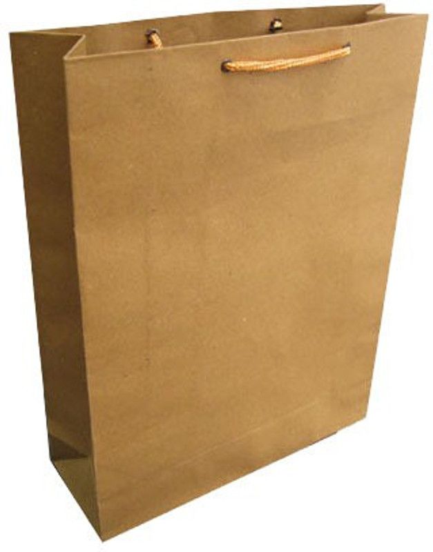 PPJ Solid Party Bag  (Brown, Pack of 20)