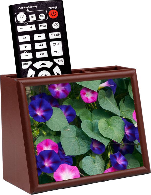 Aark India Remote control holder for AC/TV compact table top remote stand comes with decorative scenery in front (PC002132)