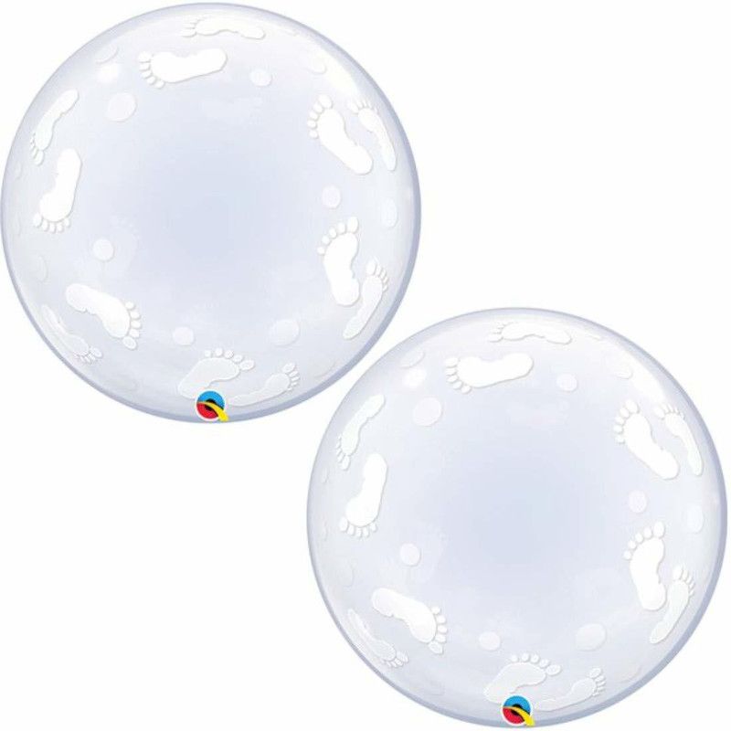 Balloons 76 Printed 68825 Balloon  (White, Pack of 2)