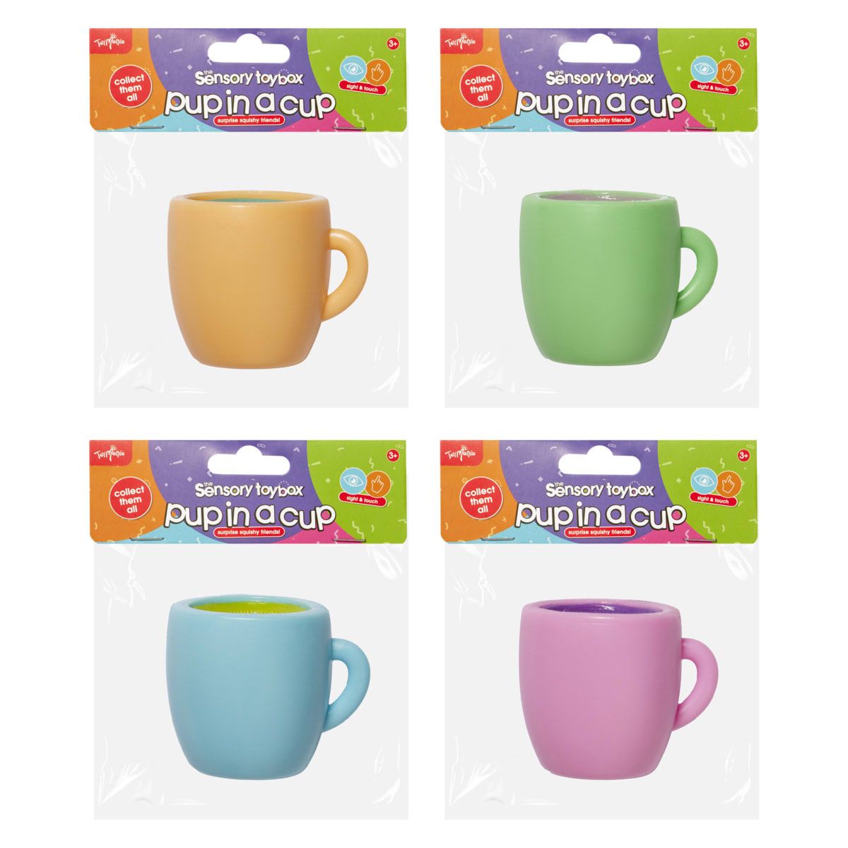 Toymania The Sensory Toybox Pup In A Cup - Assorted