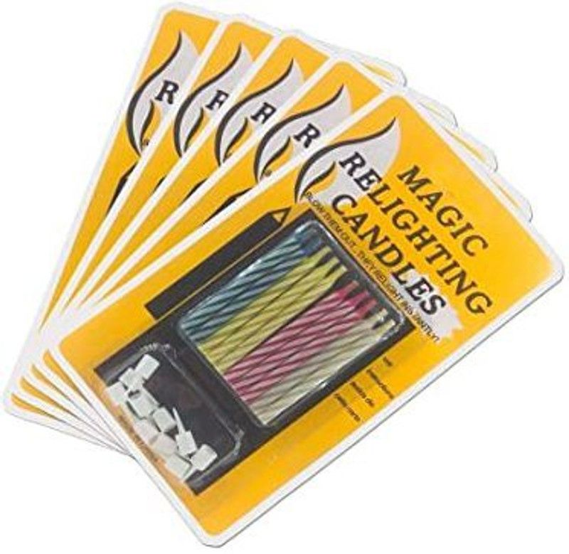 Vindhya Shakti candles Candle  (Multicolor, Pack of 5)