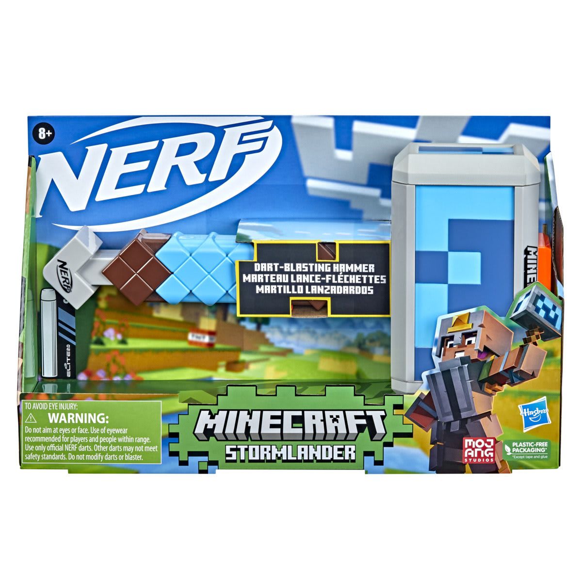 Nerf Minecraft Stormlander Dart-Blasting Hammer